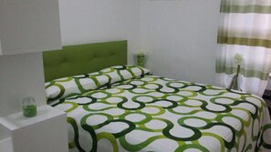 2 bedrooms, in-room safe, soundproofing, iron/ironing board