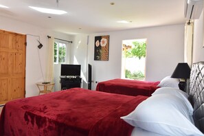 1 bedroom, in-room safe, iron/ironing board, travel cot