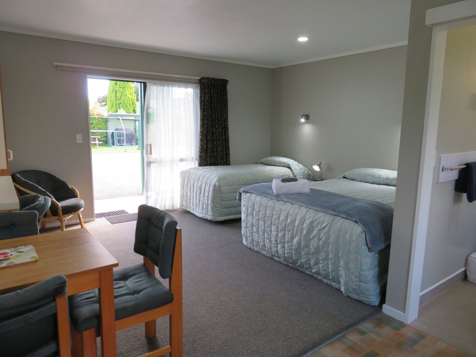 Premium bedding, pillow-top beds, iron/ironing board, free WiFi