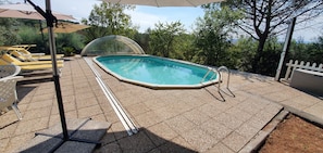 Indoor pool, outdoor pool