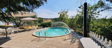 Indoor pool, outdoor pool