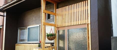 Majoituspaikan julkisivu