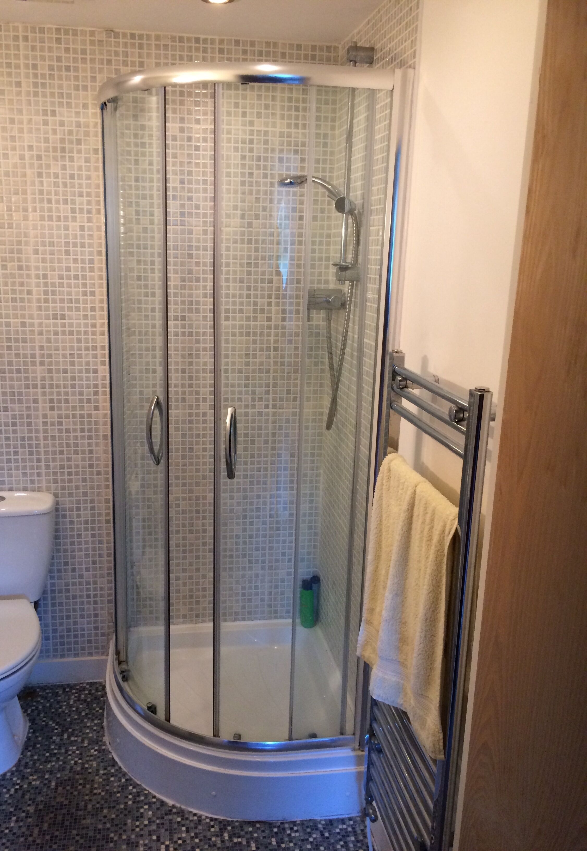 Free toiletries, hair dryer, towels, toilet paper