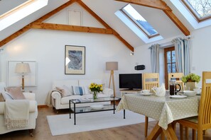 Smart TV, fireplace, DVD player, books - Luxury Barn Conversion -Ideal Location for both Coasts and Eden Project (Roche  (near Bodmin))