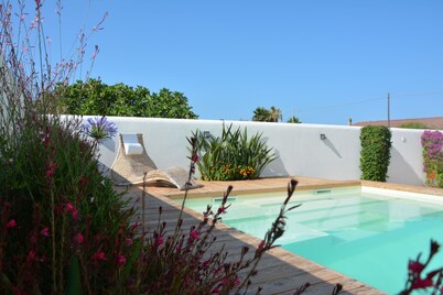 Modern Villa with pool, sea view and mediterranean garden