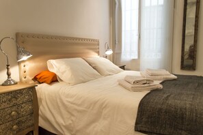 2 slaapkamers, een strijkplank/strijkijzer