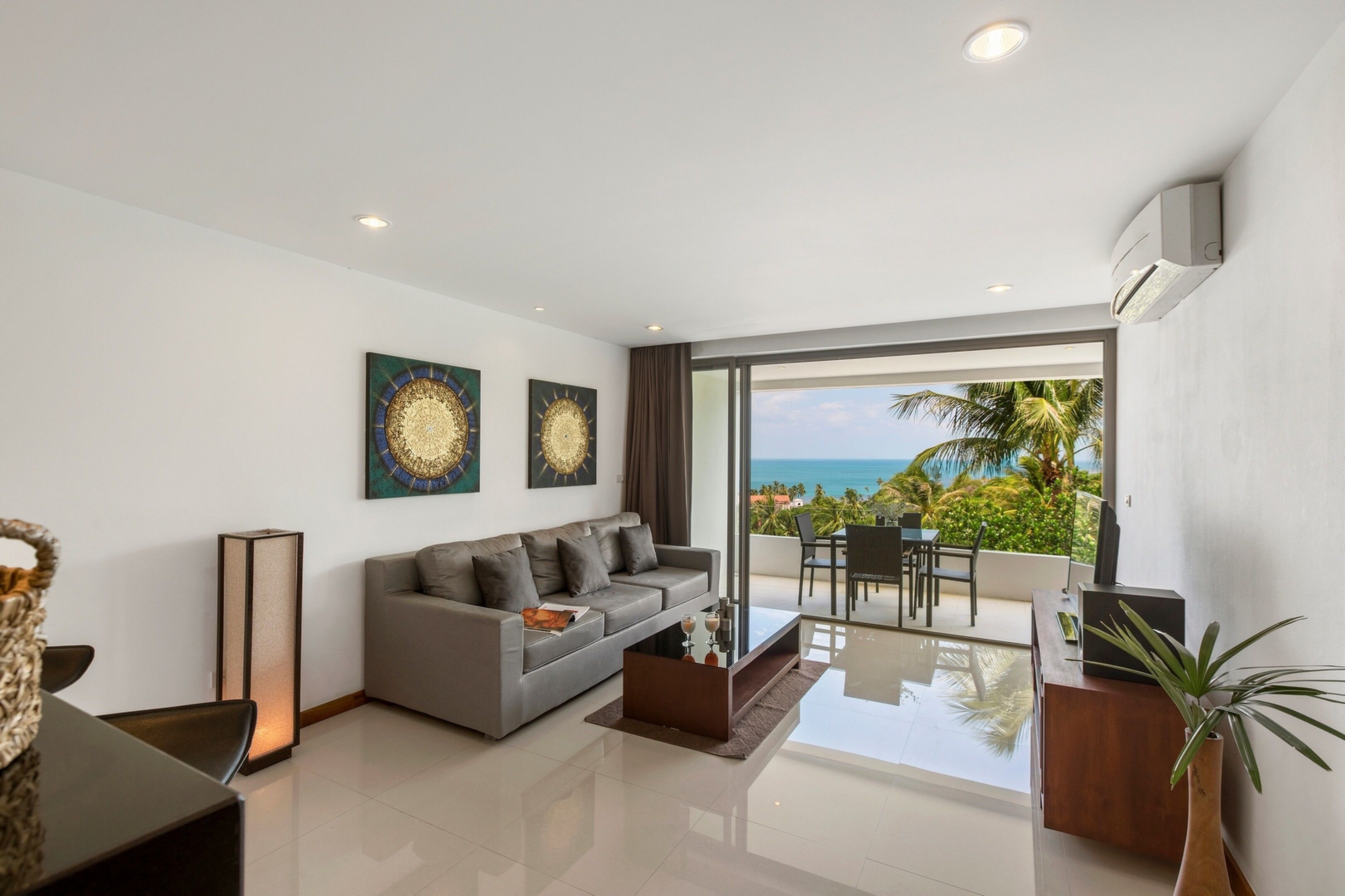 1-Bedroom Apartment | Living area | 30-inch flat-screen TV with satellite channels, TV