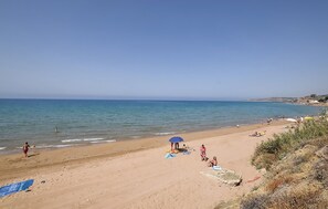On the beach