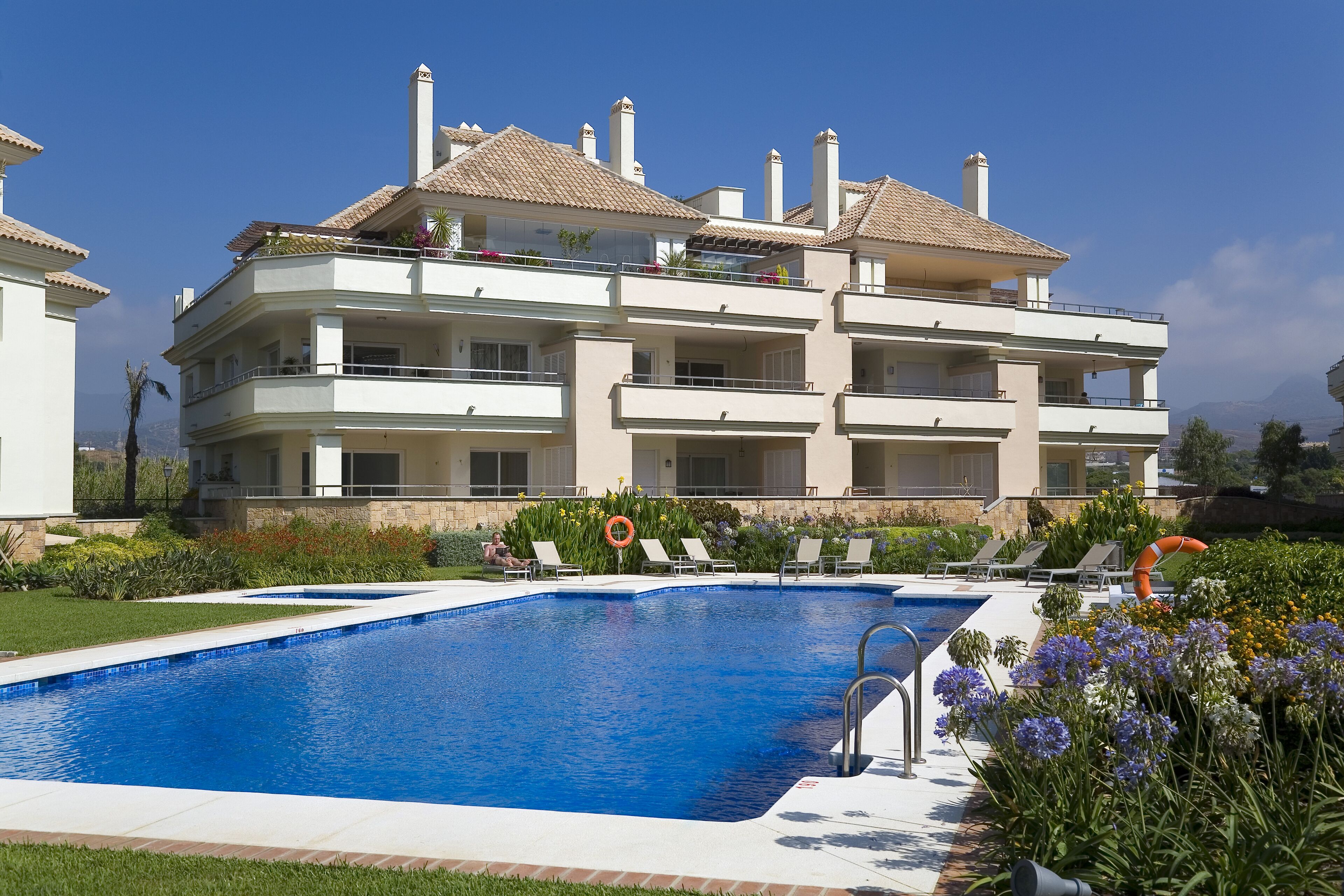 Apt 311 ground floor corner apartment, left of photo.