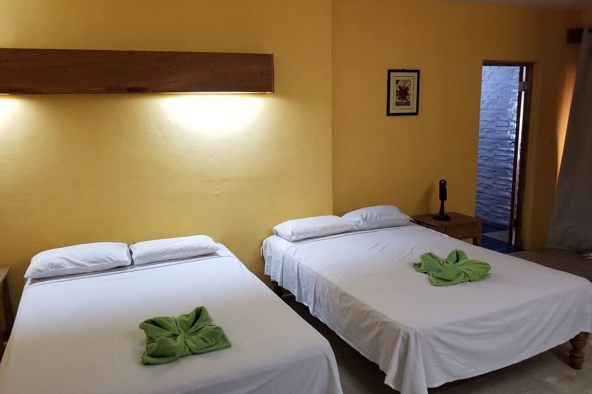Double Room, Multiple Beds | Minibar, iron/ironing board, rollaway beds, bed sheets