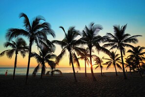 Beach nearby, beach towels
