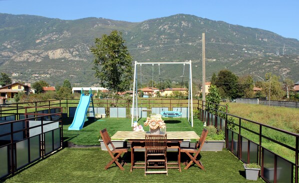 Children's area - Full 80 sqm apartment with free private parking space (Villar Focchiardo)