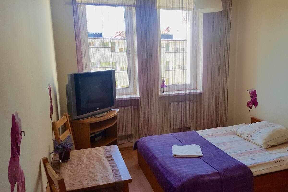 Iron/ironing board (on request), WiFi (free), bed sheets