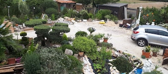 Charentaise casa con jardín maduro