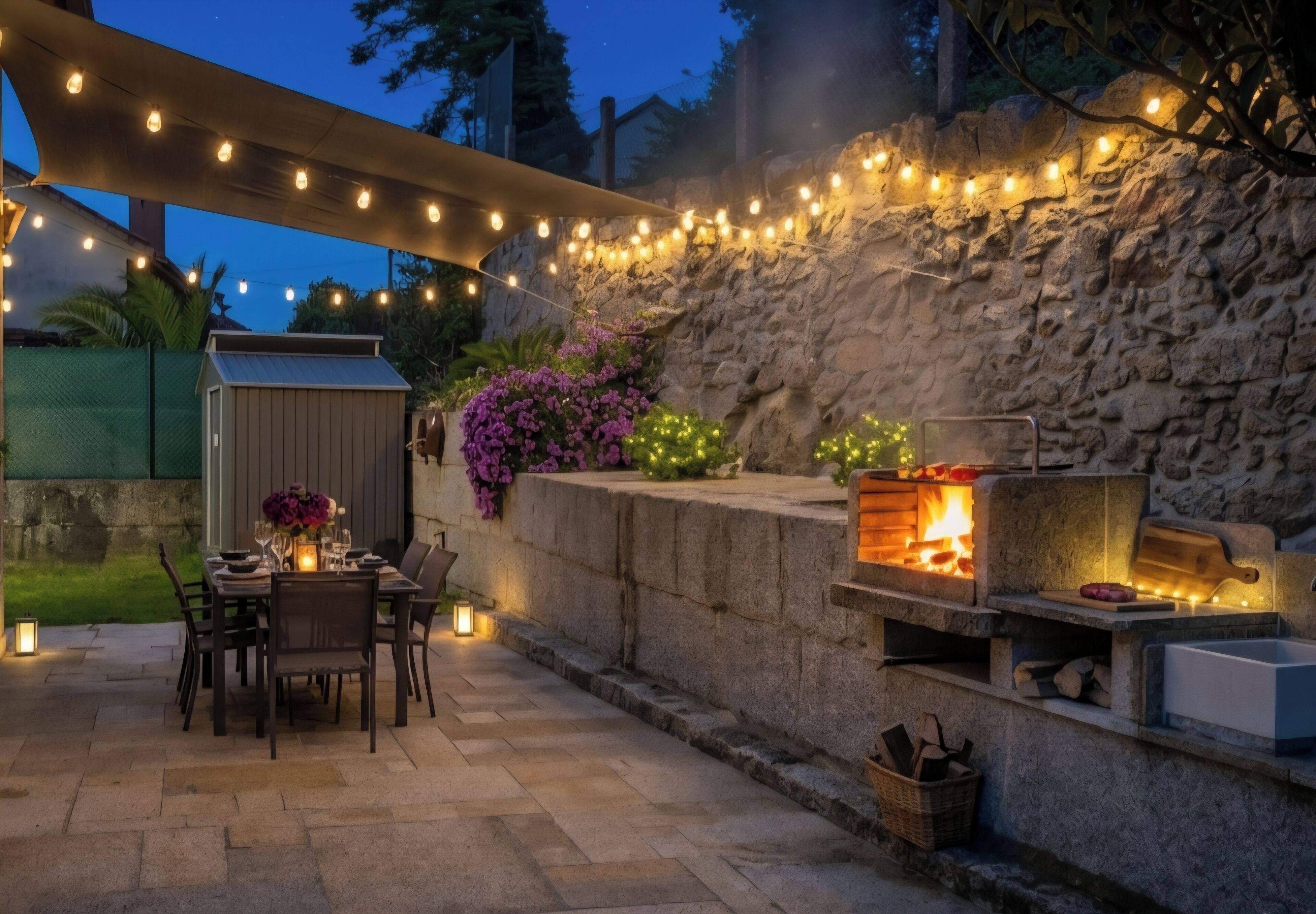 Outdoor dining