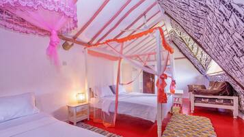 4 habitaciones y caja de seguridad en la habitación