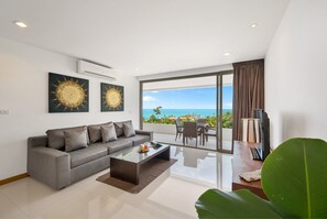 1-Bedroom Apartment | Living area | Flat-screen TV - Tranquil Residence 2 (Koh Samui)
