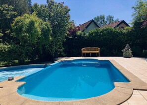 Pool - Detached house with swimming pool in a protected natural area (Den Dolder)