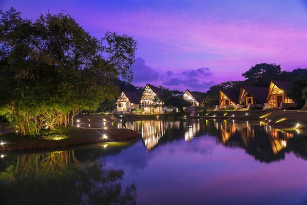 Blick von der Unterkunft