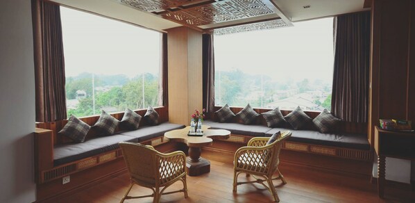 Rom – junior, fjellutsikt | Utsikt fra rommet