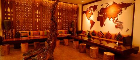 Sala de estar en el lobby