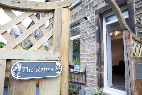 Exterior. The Retreat. A secluded place.