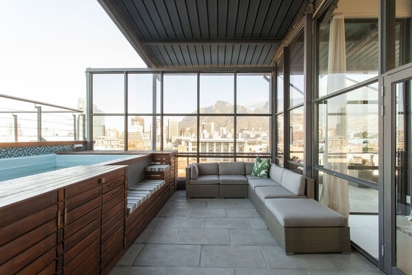Terrasse sur le toit