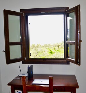 Interior - VILLA in Sardinian stone surrounded by greenery. Panoramic terrace, BBQ and relaxation area (Dorgali)