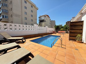 Pool - Agi Las Acacias 2401 Apartamento for rent in Roses Girona. (Rosas / Roses)