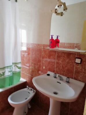 Hair dryer, towels