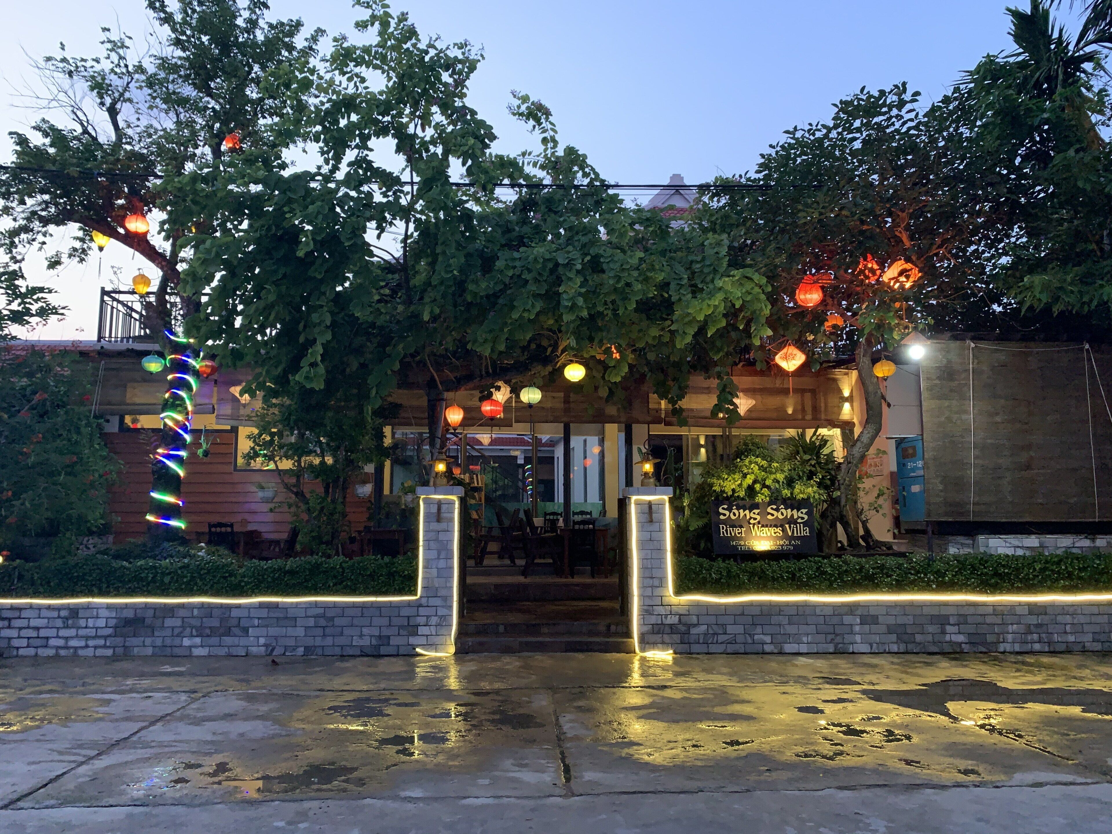 front of property – evening/night