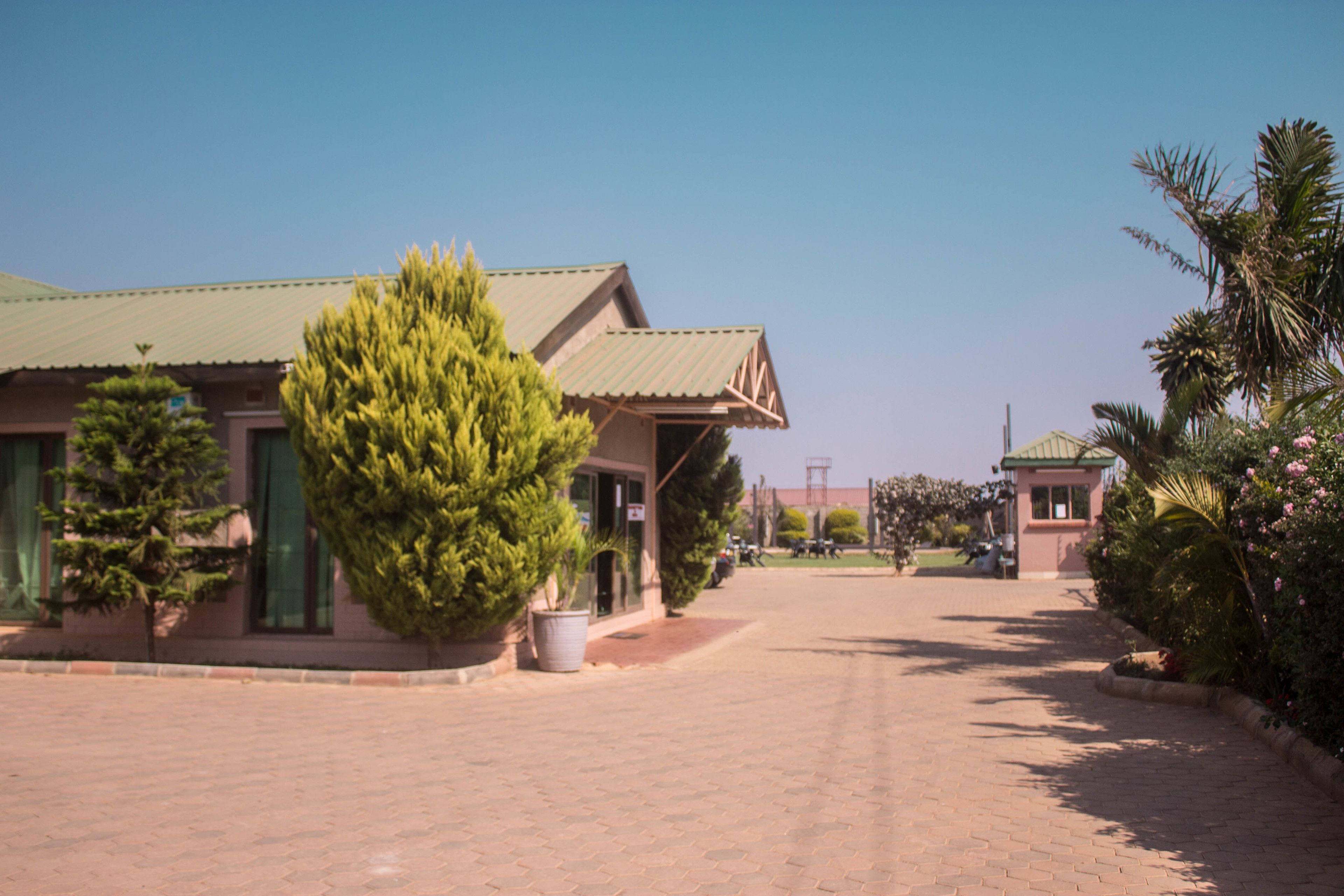 Blick von der Unterkunft