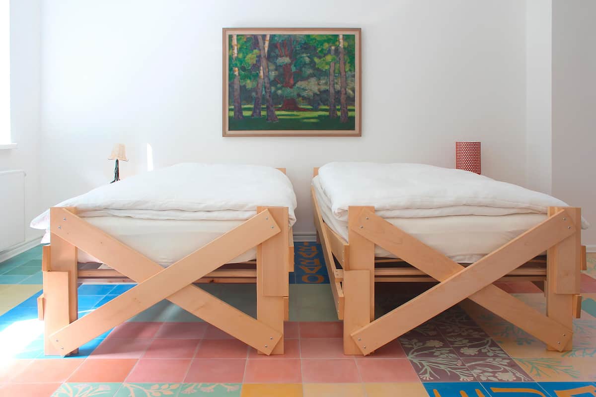 Apartemen Comfort (30 EUR cleaning fee included) | 1 kamar tidur, seprai premium, dan didekorasi berbeda-beda