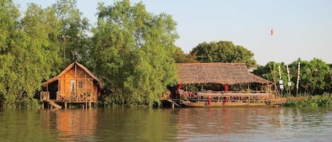 Uitzicht vanuit accommodatie