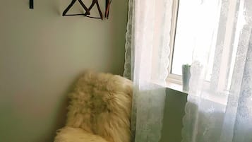 Double Room, Private Bathroom (Hlaðan) | Blackout curtains, iron/ironing board, travel cot, free WiFi