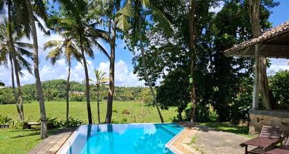 Stone Well Garden Villa - Villa mit 3 Schlafzimmern und Infinity-Pool inmitten von Reisfeldern