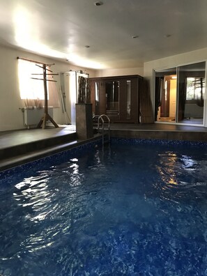 Indoor pool, outdoor pool