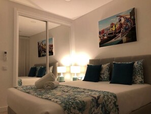 2 bedrooms, iron/ironing board, travel crib, WiFi