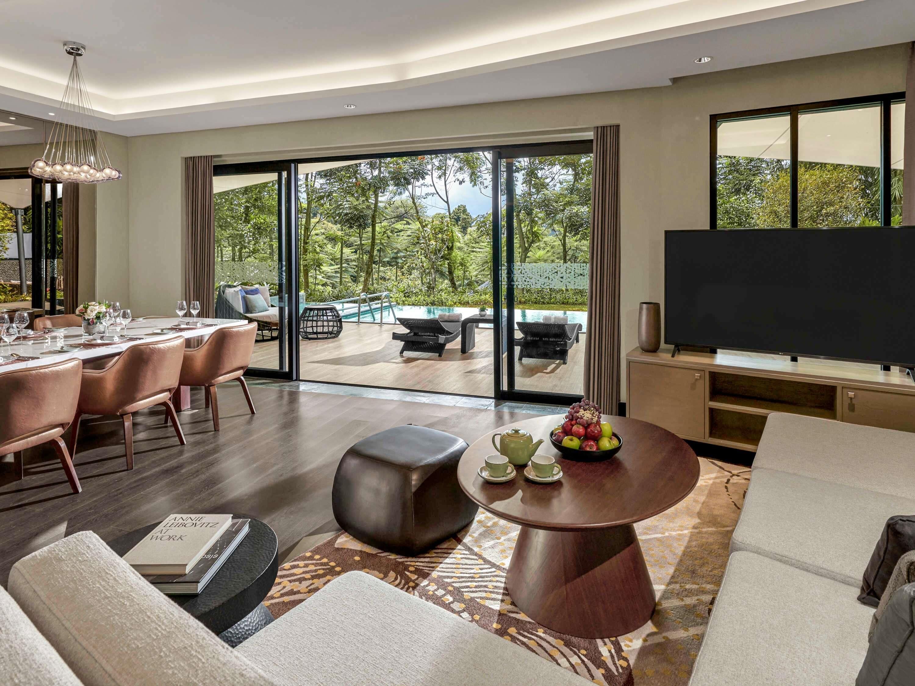 普通別墅, 多張床, 私人泳池 (Presidential) | 高級寢具、客房內保險箱、書桌、筆電工作空間