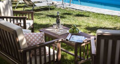 Luxurious Skala pool cottage with private pool close to shops & beach