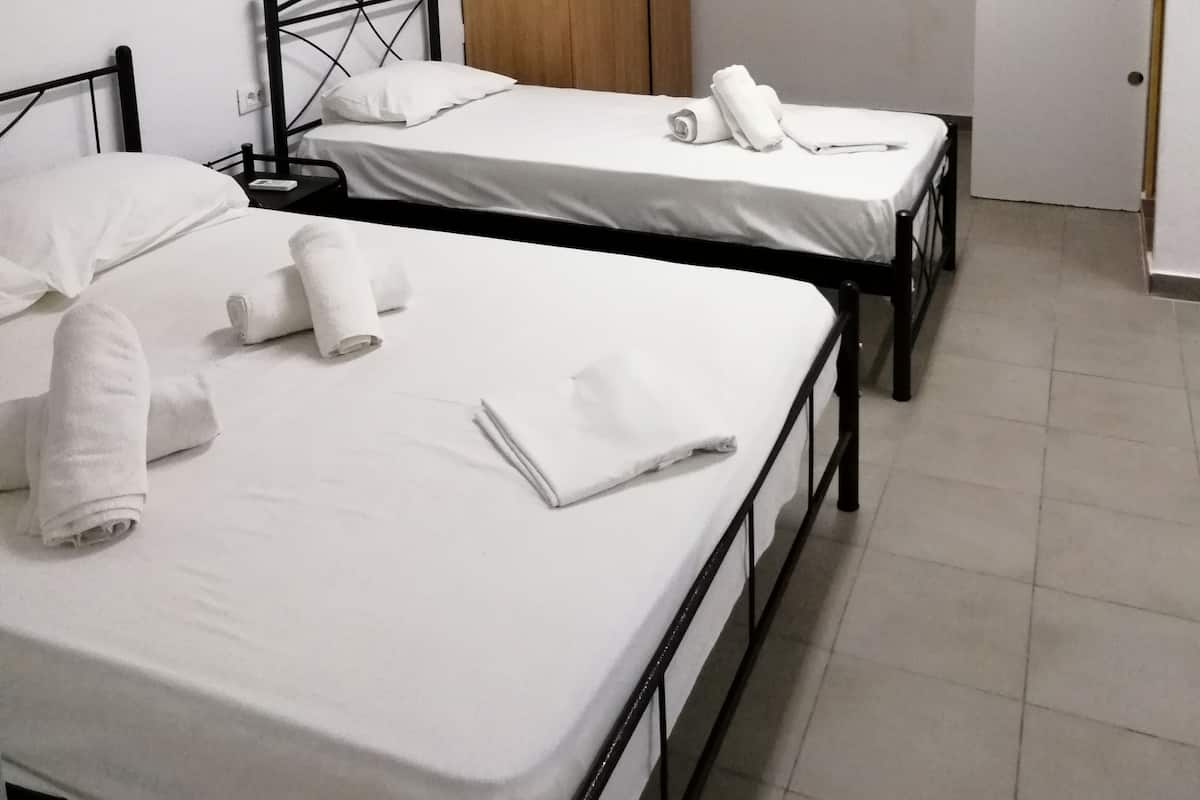 Iron/ironing board (on request), free WiFi, bed sheets