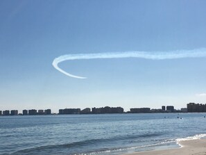 On the beach