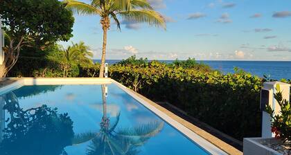 SUPERBE VILLA AVEC VUE SPECTACULAIRE SUR L'OCEAN ET PISCINE PANORAMIQUE
