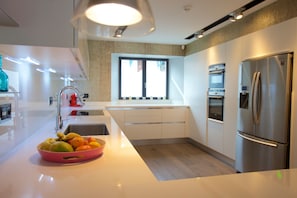 Fully equipped modern kitchen