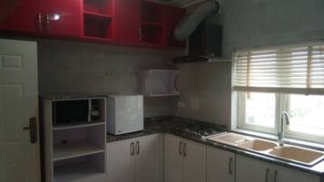 Fridge, electric kettle