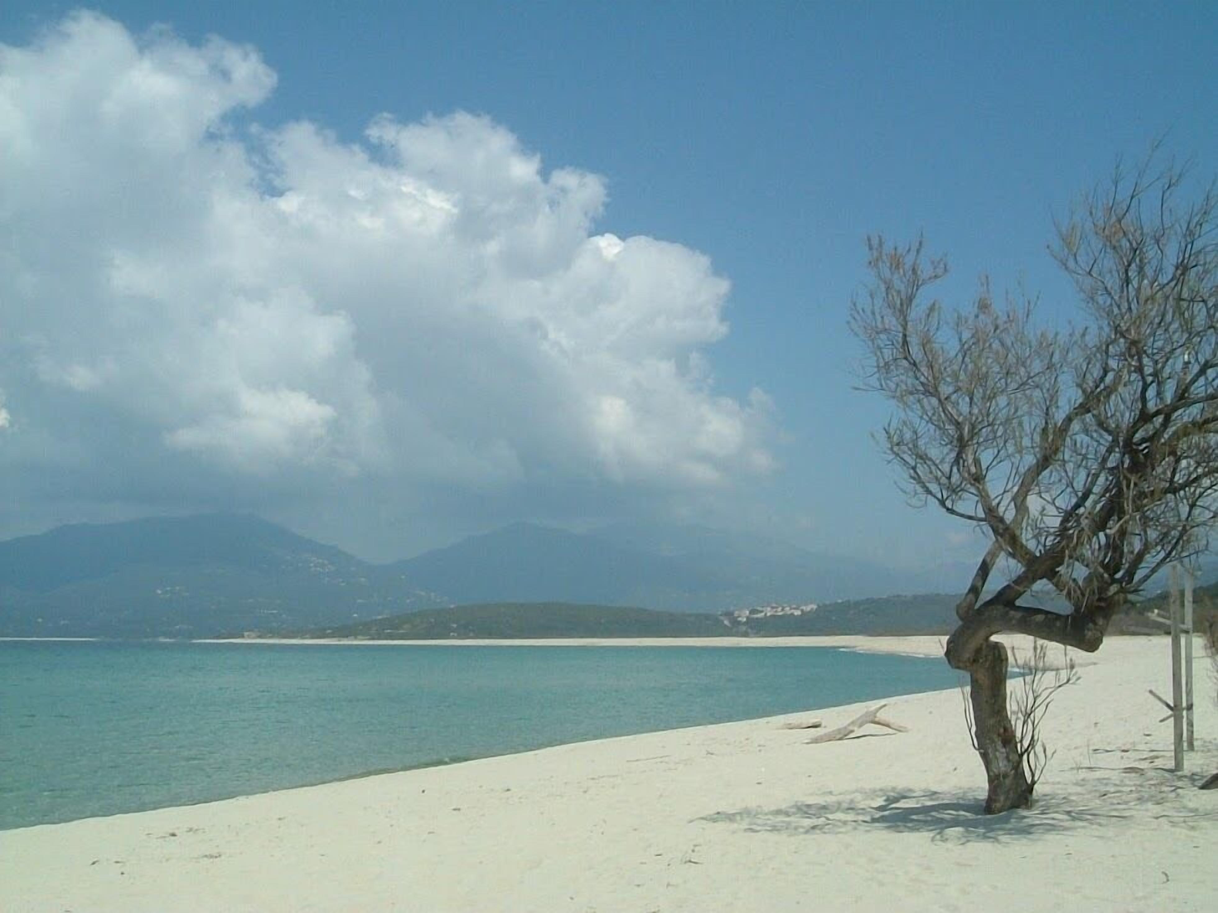 Plage à proximité, chaises longues
