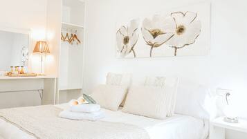 Desk, iron/ironing board, cots/infant beds, free WiFi