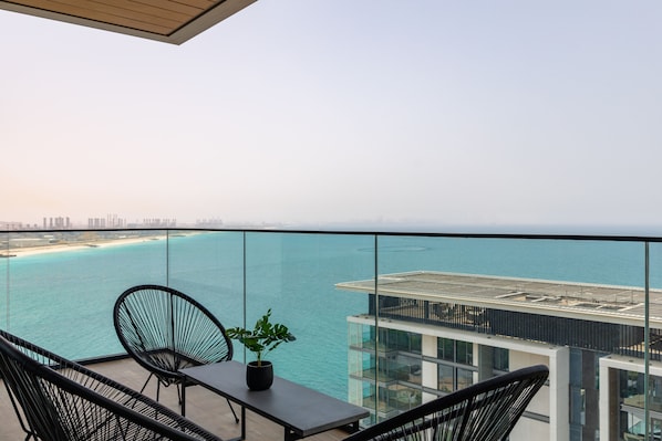 Apartment, 1 Schlafzimmer, Meerblick | Blick vom Balkon