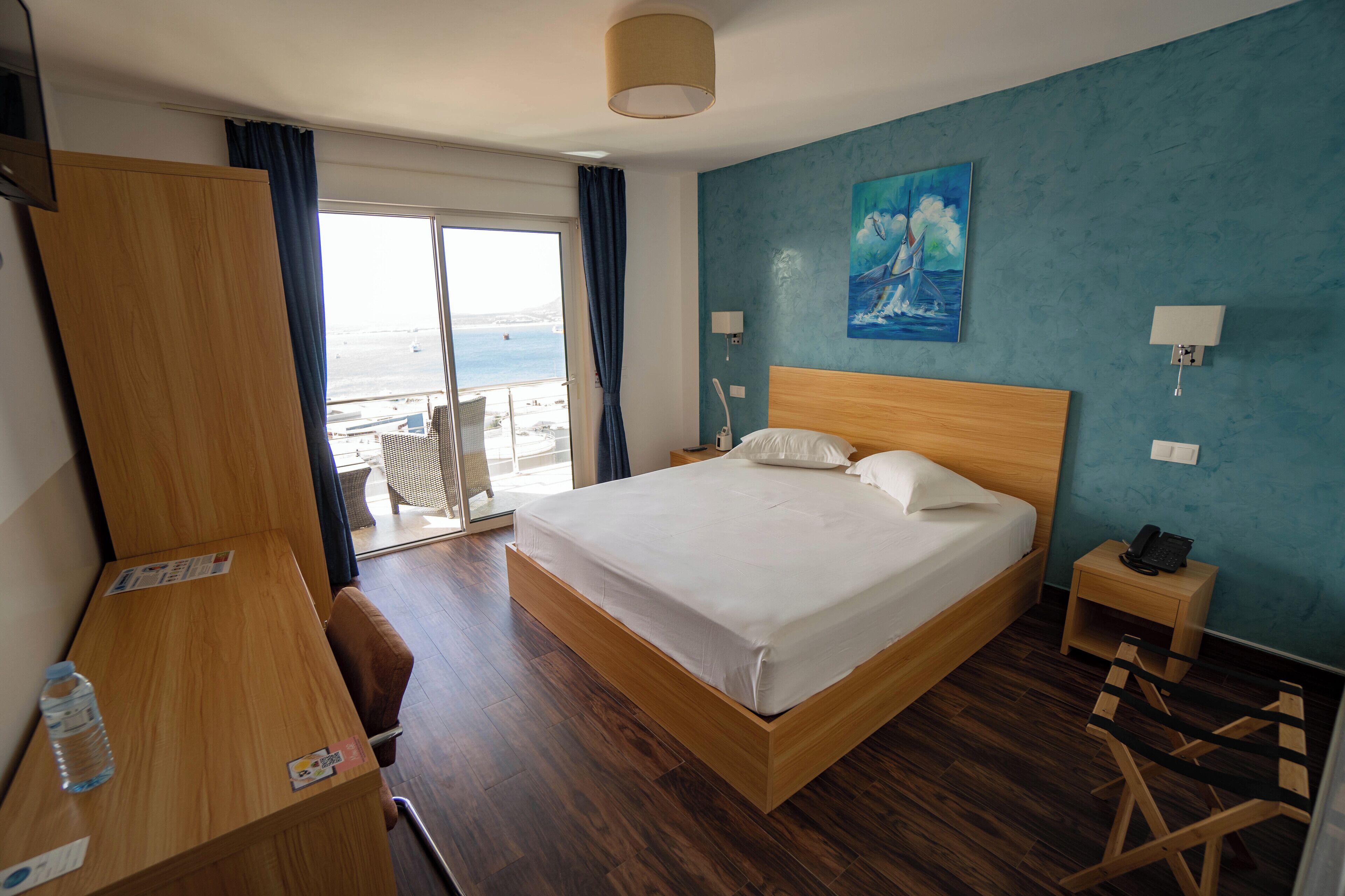 sea view room | 1 bedroom, minibar, in-room safe, desk