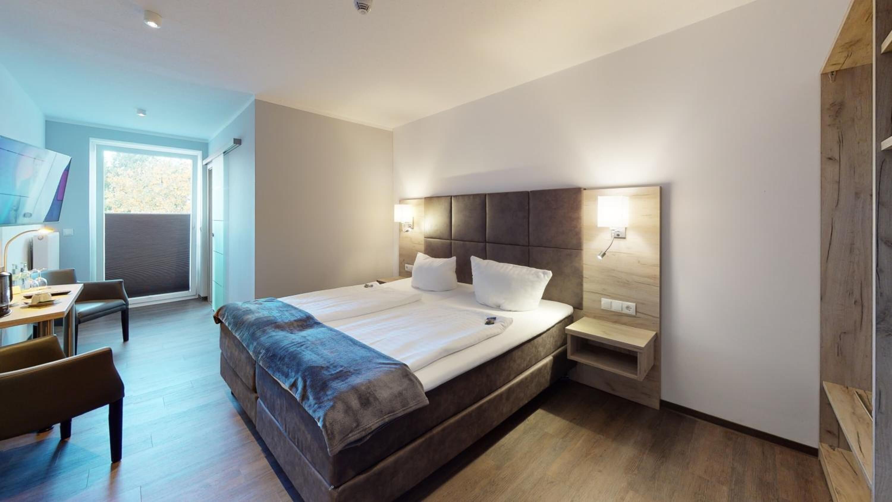 1 bedroom, hypo-allergenic bedding, in-room safe, desk